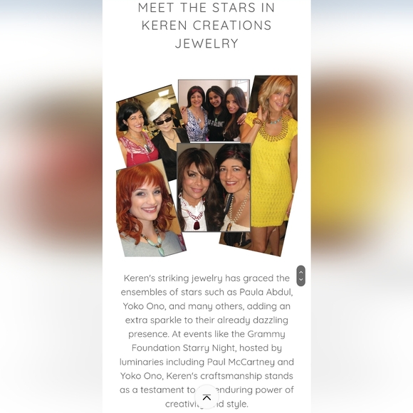 Keren Creations One Of A Kind Rose Quartz Glass Baroque Pearl Choker Necklace - Picture 8 of 9